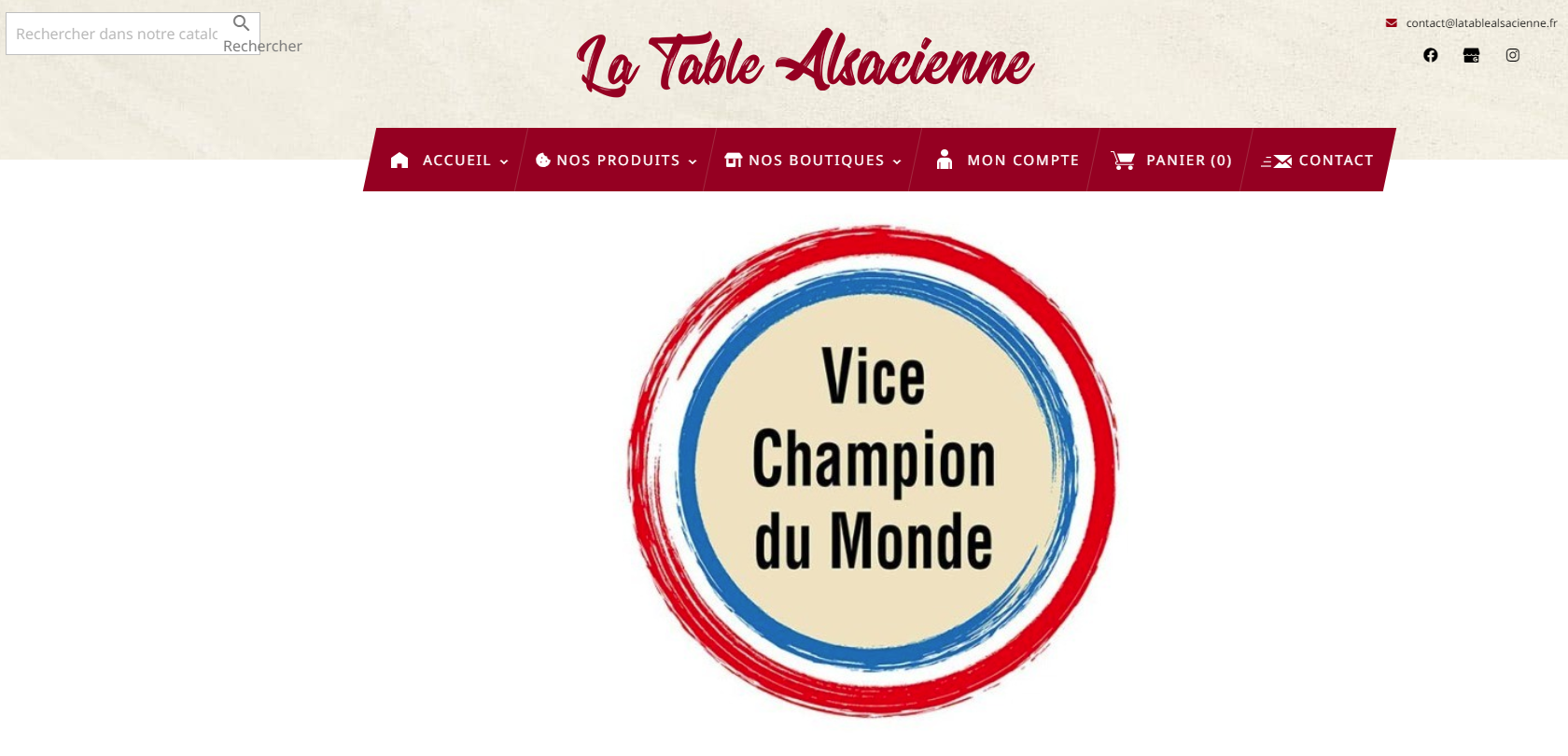 La Table Alsacienne | Boutique de produits alsacien